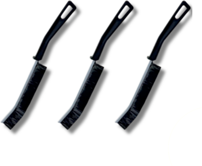 팩플 강모 타입 틈새 브러쉬 3P, 1개, 블랙