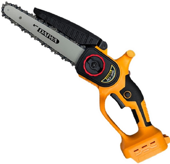 DAIWA 8 충전체인톱(디월트용) DCS-200D / 20V(18V)디월트배터리 호환가능 / 200mm 체인톱 / 오일펌프 장착 / 2.5m 연장대 호환(별매), 베어툴(몸체), 1개
