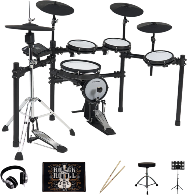 소연악기 올메쉬세트 전자드럼 신형 독립하이햇 풀세트 입문용 전문용, 5드럼4심벌 올메쉬, 1개