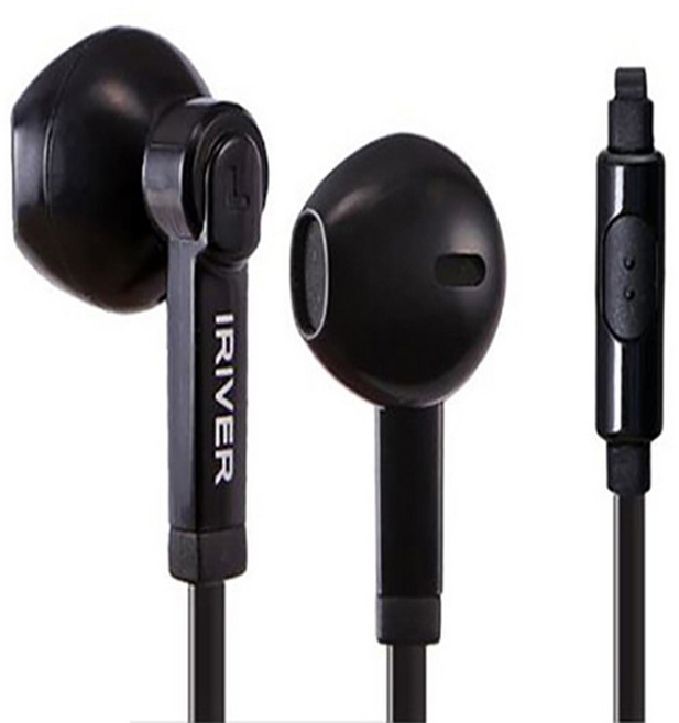 아이리버 다이나믹 딥 베이스 이어폰, 블랙, IDP-05i