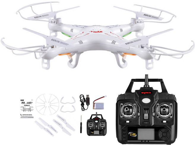 SYMA X5 입문용 교육용 시마 드론, 화이트 시마 X5 드론 세트, 1개