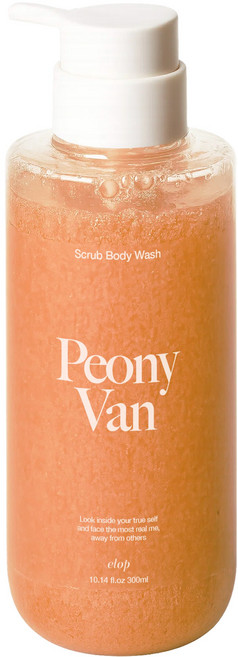 엘롭 스크럽 바디워시, 1개, 300ml, 피오니반