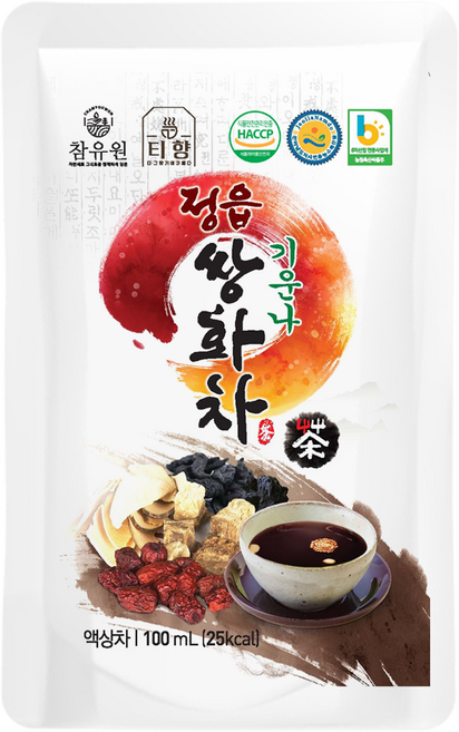 참유원 기운나 정읍 쌍화차 2배 찐한 수제 국산원료 -, 100ml, 10개입, 1박스