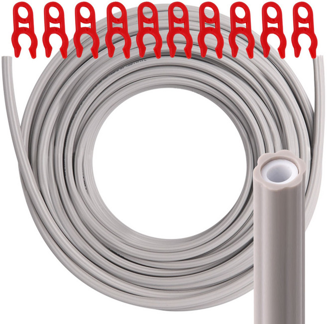 정수기호스 장거리 국산 6mm 안전커버링 투라인 50M 100M (옵션선택), 안전커버링6mm호스50M, 1개