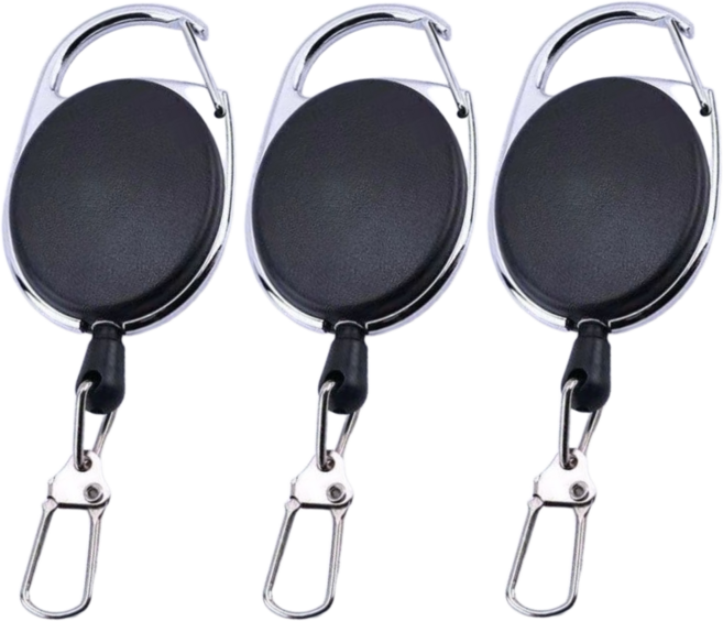 버즈와그 1+1+1 여행용 분실방지 퀵 릴리즈 키홀더, 1개, 블랙마이망(1+1+1)