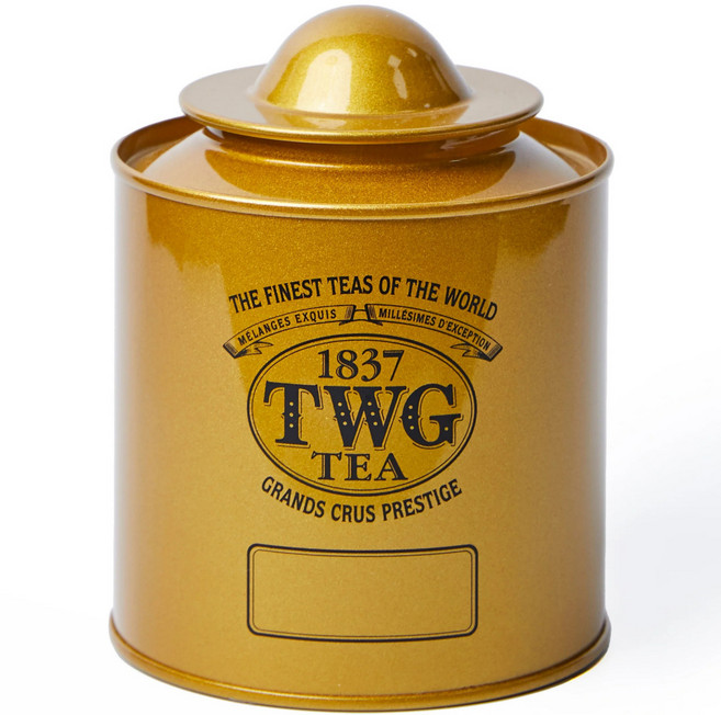 TWG 틴 케이스 Saturn Tea Tin in Gold (100g), 1개, 100g, 1개입