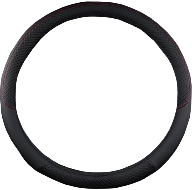 오르벨라 자동차 논슬립 공용 핸들커버 사계절용, 블랙