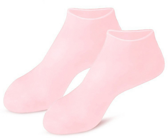 이시영 실리콘 보습 양말 풋케어 핑크 각질 관리, 1개, 1개입