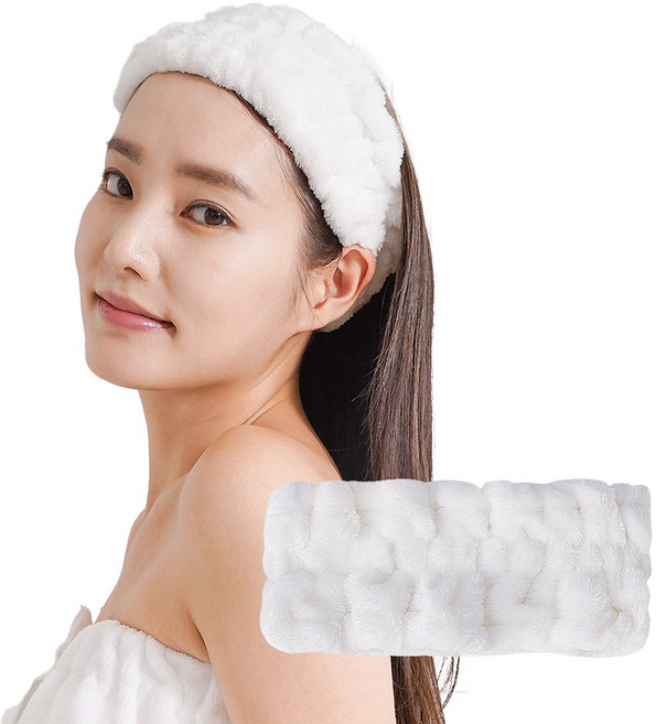 글램모먼트 드레스업 샤워 헤어밴드, 1개