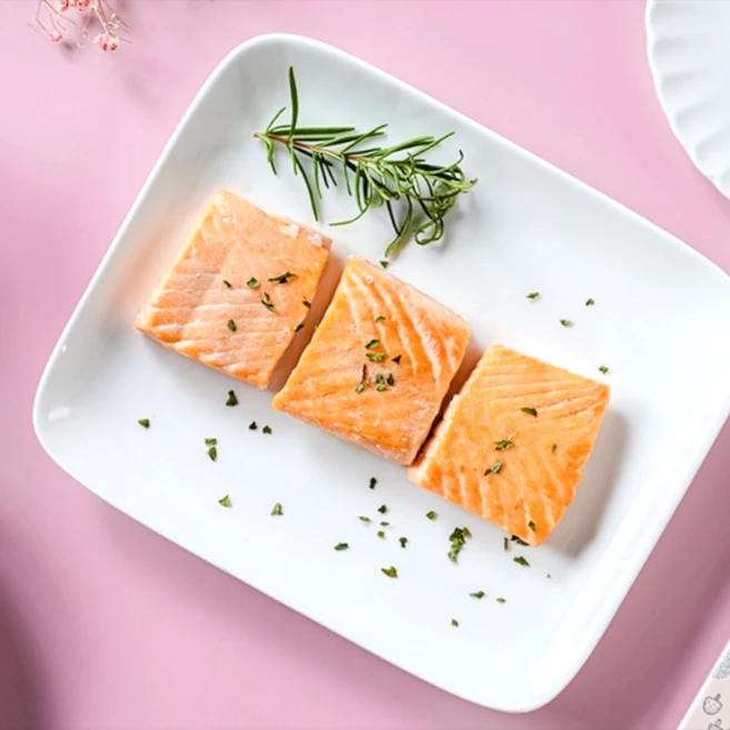 [전자렌지 30초] 유아용 순살 연어 구이 (무염), 10개, 100g - 쿠팡