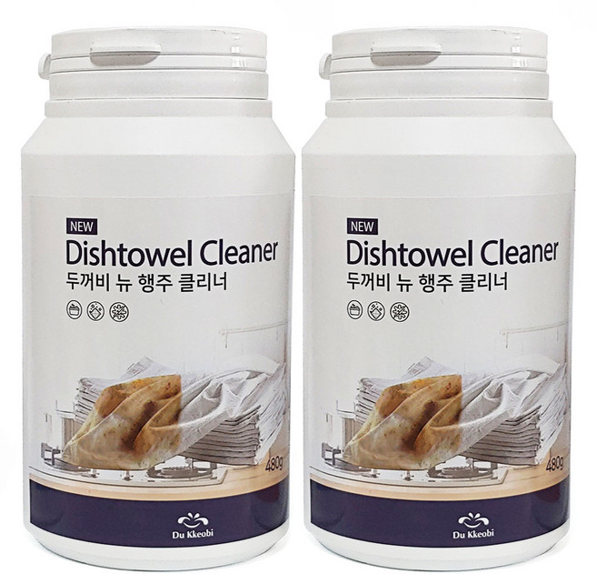 두꺼비 행주 도마 크리너 세탁 빨래 살균 발포세정제, 2개, 480g