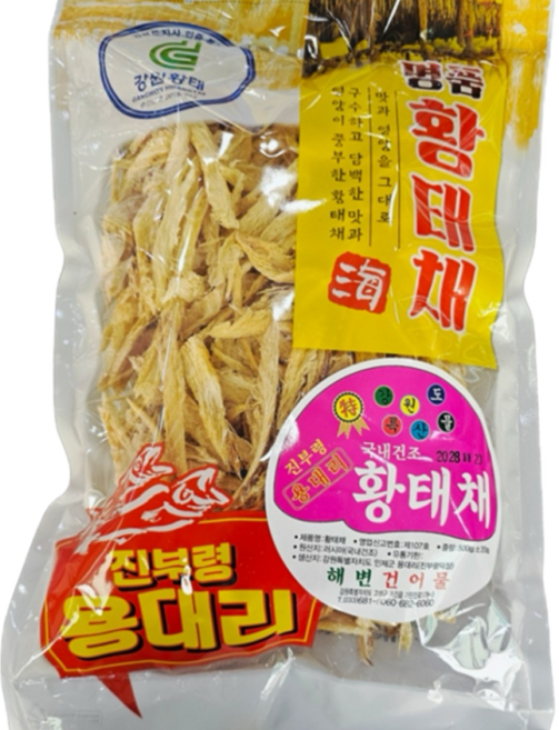 금성호 용대리 국내건조 황태채, 1kg, 1개