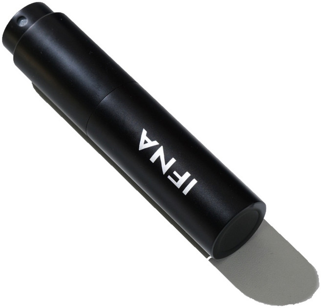 IFNA 뚜껑없는 트위스트락 펌핑식 충전 향수공병 5ml, 1개, Matte Black