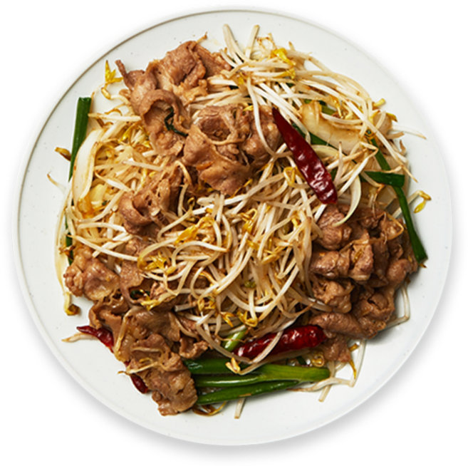 쿡솜씨 우삼겹숙주볶음 이자카야 밀키트 캠핑 음식 요리, 1개, 440g