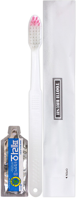 일회용 페리오 치약칫솔 세트 레인보우 100개