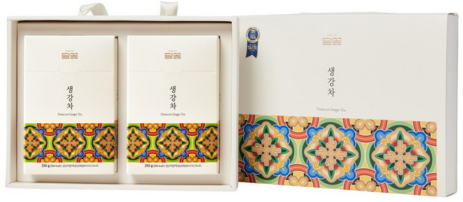 담꽃 프리미엄 생강차 스틱형 선물세트 500g(25g X 10ea X 2박스), 1개