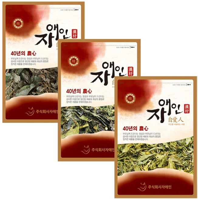자애인 국산 어성초 300g + 자소엽 150g + 녹차 150g (세트), 600g, 1개
