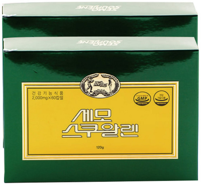 세모몰 세모 스쿠알렌 2g 60캡슐 + 사은품 증정, 1박스