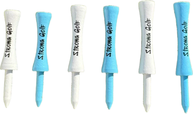 스트롱골프티 명품 골프티 나무티 드라이버티 명품나무티 장타대회티 대나무티, 50개, 스카이블루