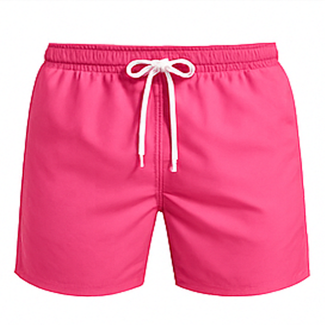 TERRYPAPA 남성 컬러핏 수영복 반바지 / 여름 비치웨어 필수템, 핑크