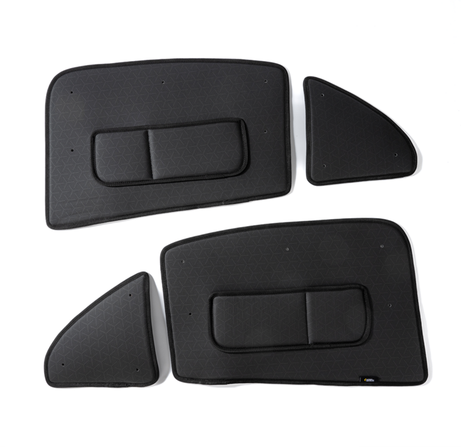 EV9 햇빛가리개 암막커튼 차박커텐, 1세트, 2열(뒷좌석+쪽창)