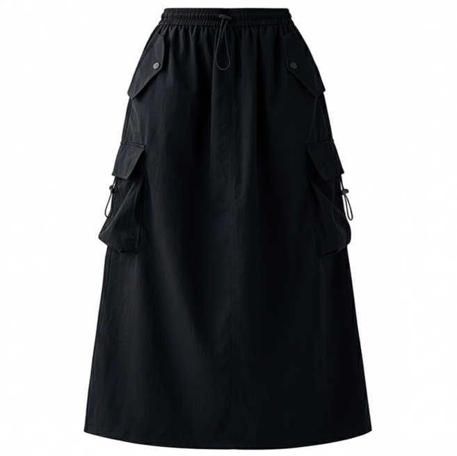 스트링업 카고 밴딩 스커트