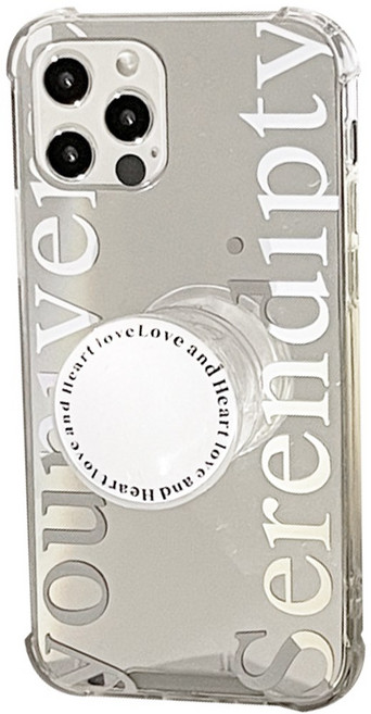 나인틴프라이데이 아이폰 갤럭시 레터링 미러 거울 그립톡 스마트톡 케이스