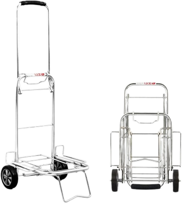 핸드카트 602호 대형 접이식 핸드카 마트 손수레 시장, 1개