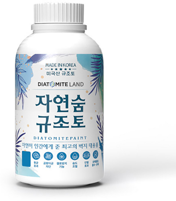 결로방지페인트 자연숨 규조토페인트 1kg 곰팡이방지 벽지 항균 베란다 실내 단열페인트, 시공도구 7종세트 선택안함, 1개