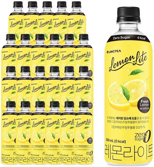 본사직영 링티 레몬라이트, 24개, 500ml