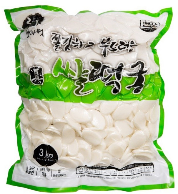 한울 쌀떡국 3Kg, 4개