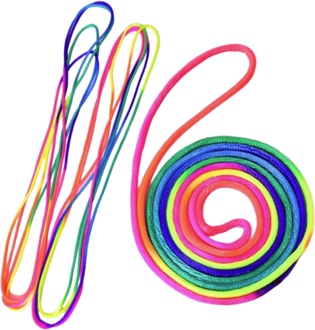 번쩍번쩍몰 무지개 실뜨기 실, 5개, 레인보우