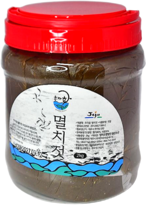 [추자도 생산] 3년 숙성 끓이지 않고 사용하는 멸치젓갈 김장용 진젓 멜젓 msg무첨가, 1개, 2kg