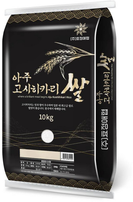 아주 고시히카리 햅쌀, 특등급, 1개, 10kg