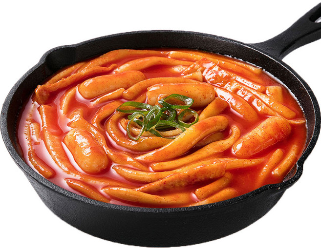 후루룩 국물 떡볶이 밀키트 긴 밀떡 매운맛, 3개, 510g
