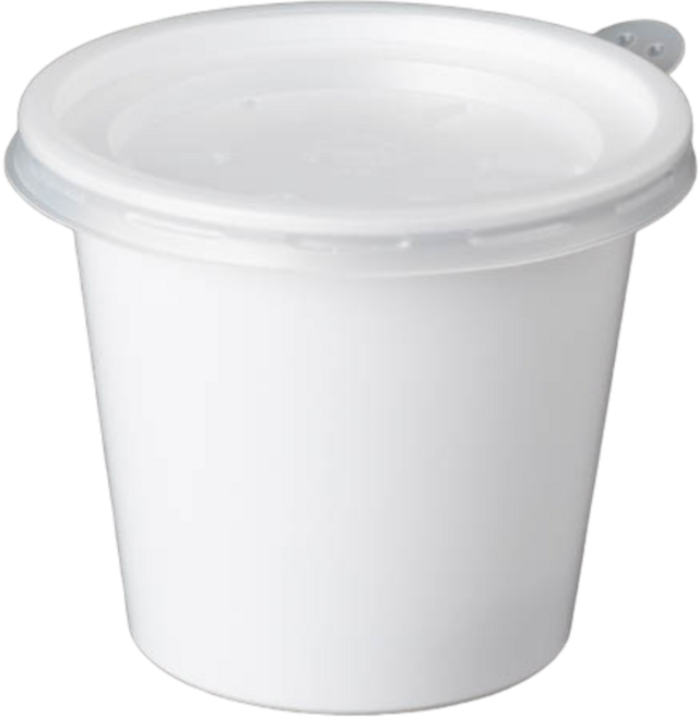 소호팩 다용도컵 75파이 대 백색 소스용기, 10세트, 100개