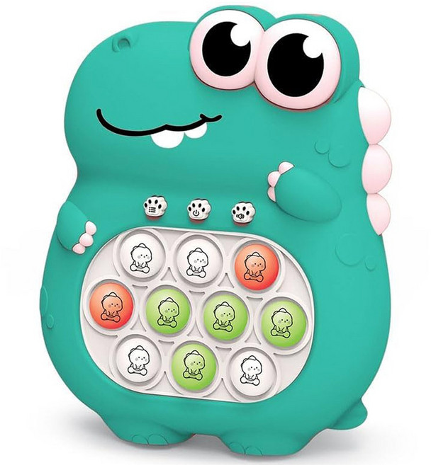 토이토 푸쉬팝 게임기 레드 7세대 푸시팝 폭탄, 뚱공룡, 1개