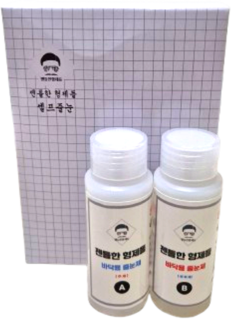 젠틀한형제들 욕실 셀프 타일 줄눈 보수제 욕실 바닥 코팅제, 1개, 바닥용 찐펄 실버(120g)