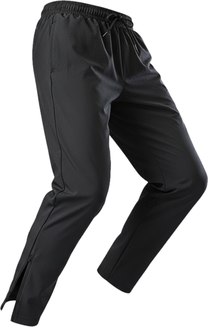 태리파파 남성 슬림핏 앵클 지퍼 트레이닝팬츠 스판