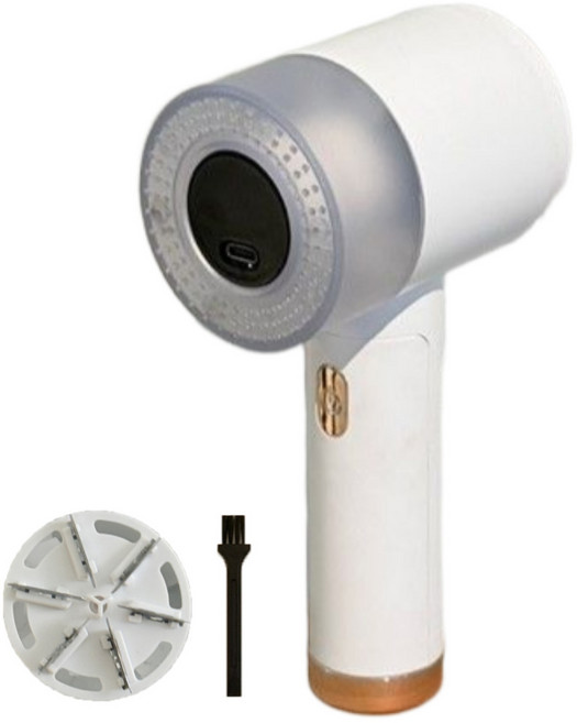 ROMIN 보풀제거기 6중날 세탁소 휴대용 충전식 가정용