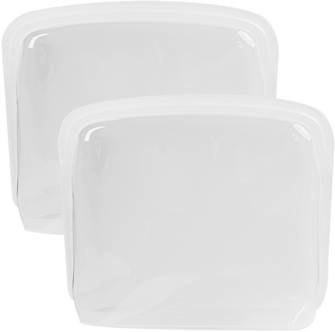 르쿠르쿠 대형 실리콘 지퍼백, 3000ml, 1개