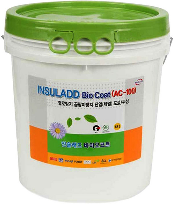 인슐래드 바이오코트 AC-100 4리터 18리터 결로 곰팡이방지 단열페인트