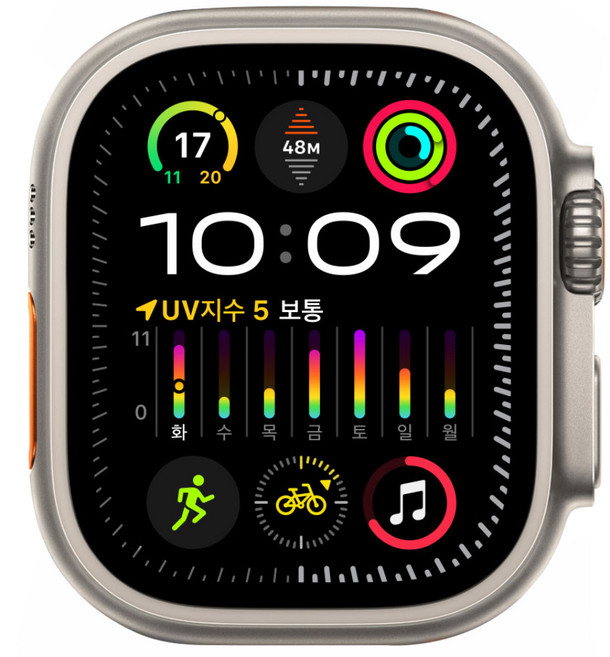 A급중고 Apple 애플워치 울트라 1세대/2세대 내추럴 티타늄 49MM GPS+Celluar, 울트라 2세대 내추럴, 49cm, GPS+Cellular