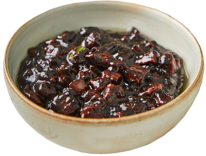 해스민 짜장소스 250g 돼지고기 양파 감자 큼직한 건더기가득 전문점용 즉석냉동식품 짜장면 짜장밥, 5개