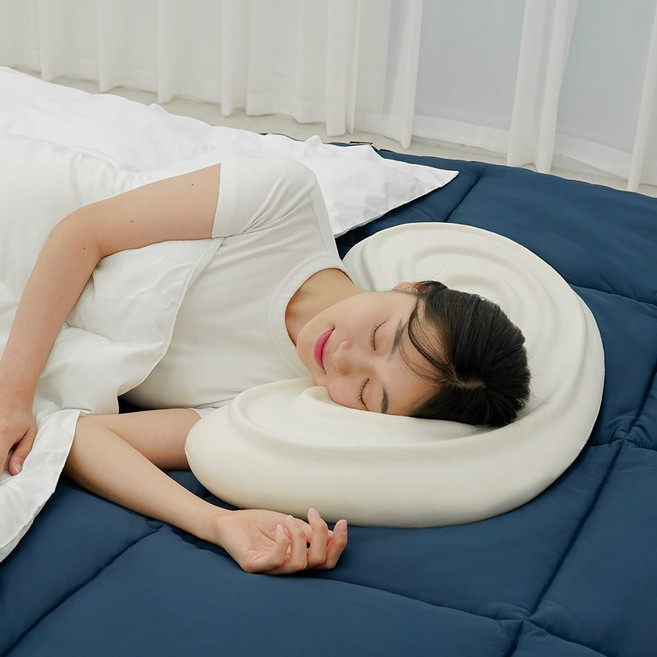 미니멀룸 수면 호흡 베개, 다크그레이, 1개