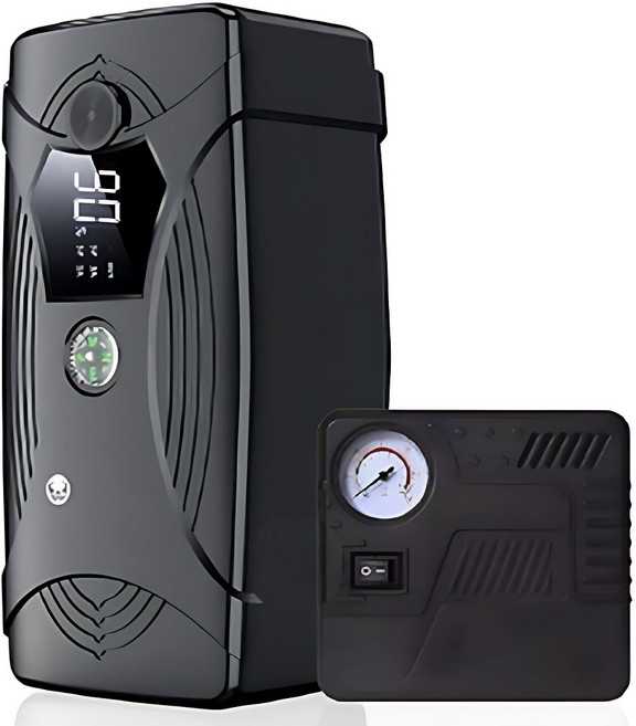 JumpGo 독일기술 확실한 자동차 점프스타터 배터리 방전 카스타터 점프선 밧데리 긴급, 1개, 99999mAh