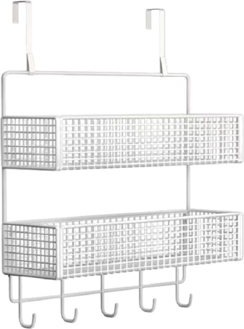 휴랫 다용도 고급 도어행거, 화이트