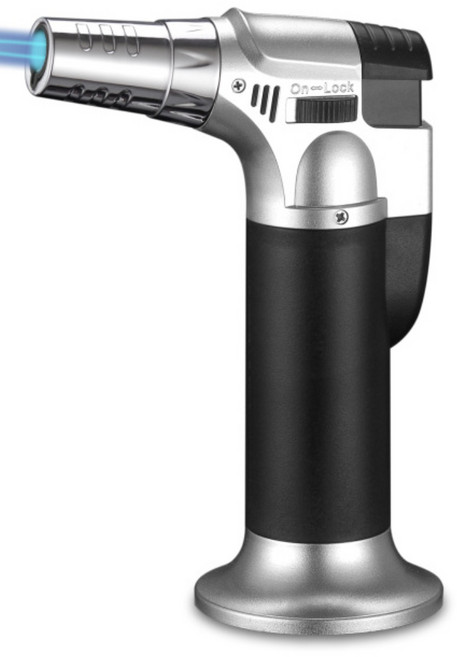 칵테일 캠핑 요리용 충전식 토치 라이터, 1개