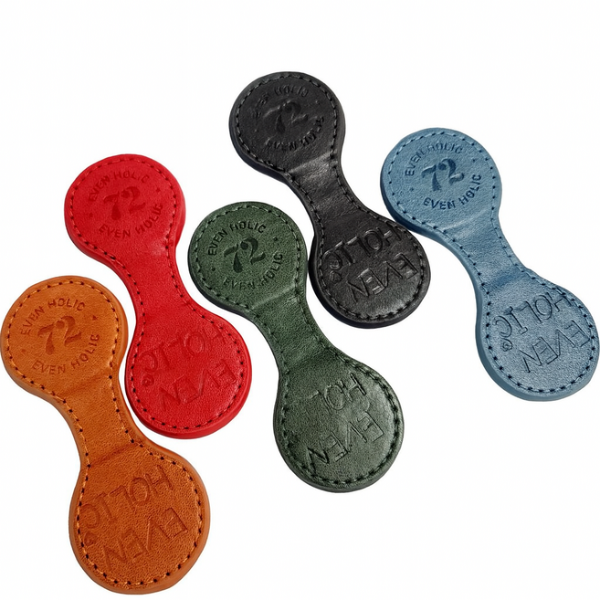 강력 자력 머니클립 겸용 골프 자석 클립 햇클립 볼마커 홀더 5종모두, 5개, 검정+카키+빨강+갈색+딥스카이