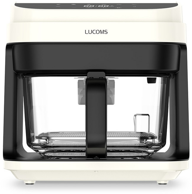 루컴즈 글라스 에어프라이어 5.5L, Y055A01-V, 베이지